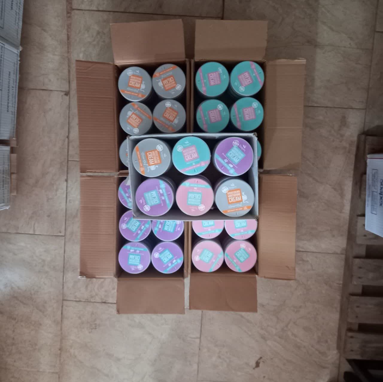 پکیج 5 کارتنی کرم کاسه ای سوپکس 220 گرمی رایحه های مختلف 