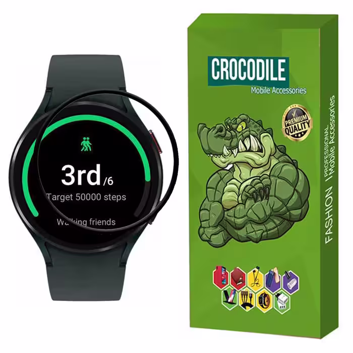 محافظ صفحه نمایش کروکودیل مدل C-PWM مناسب برای ساعت هوشمند سامسونگ Watch 4 44mm