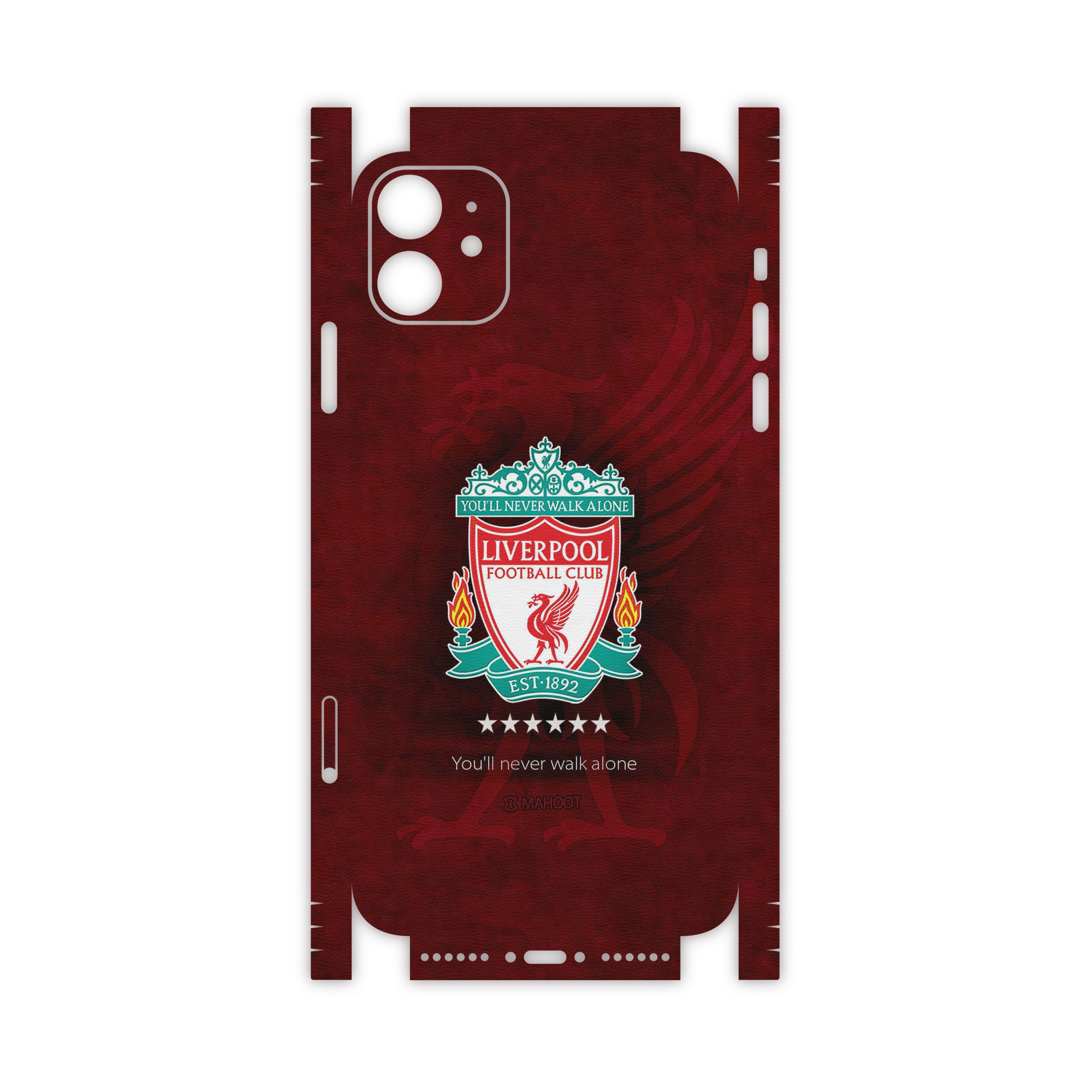 برچسب پوششی ماهوت مدل Liverpool-FC-FullSkin مناسب برای گوشی موبایل اپل iPhone 11
