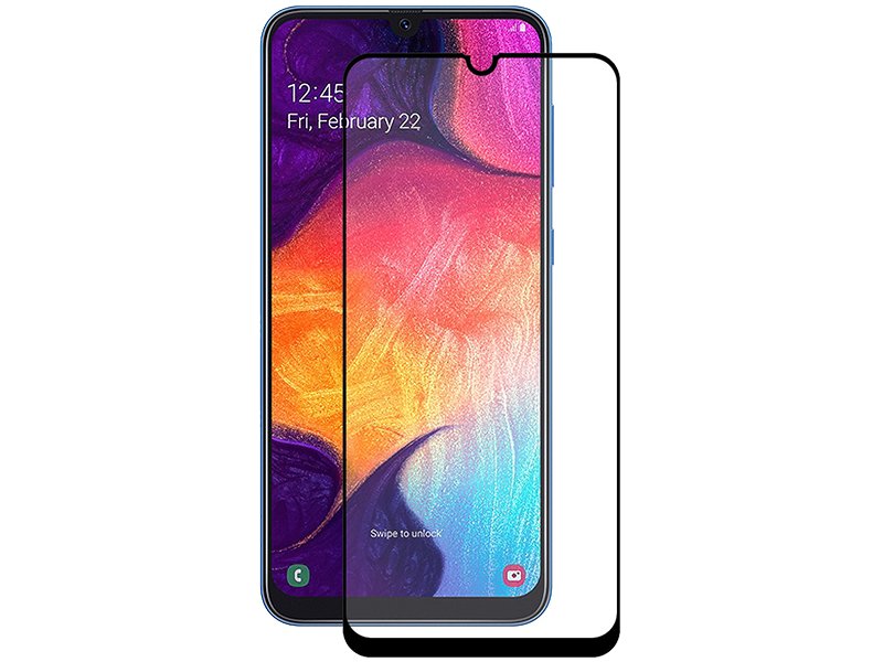 محافظ صفحه نمايش تمام چسب مناسب برای گوشی موبايل سامسونگ A30