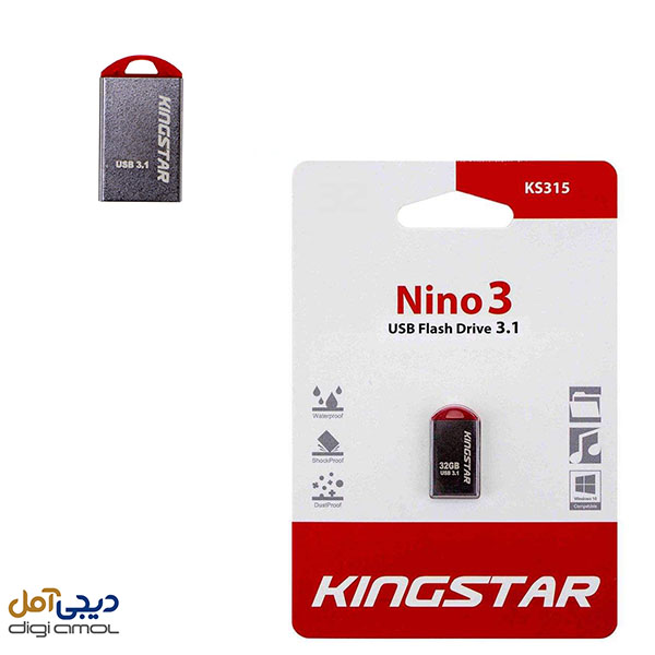 فلش کینگ استارKS315 Nino3ظرفیت 16گیگ