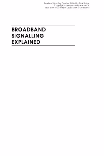 خرید و دانلود نسخه کامل کتاب Broadband Signalling Explained