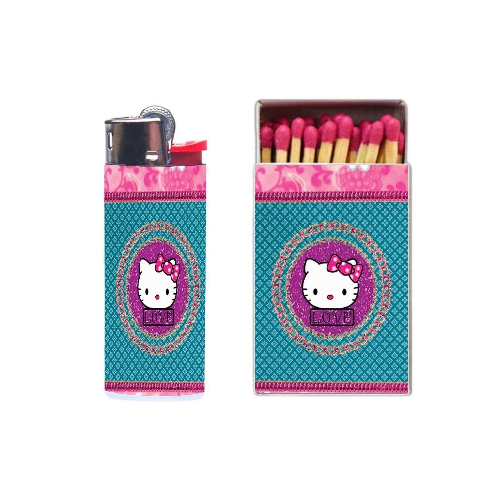 فندک مدل کیتی کد 1556 به همراه کبریت