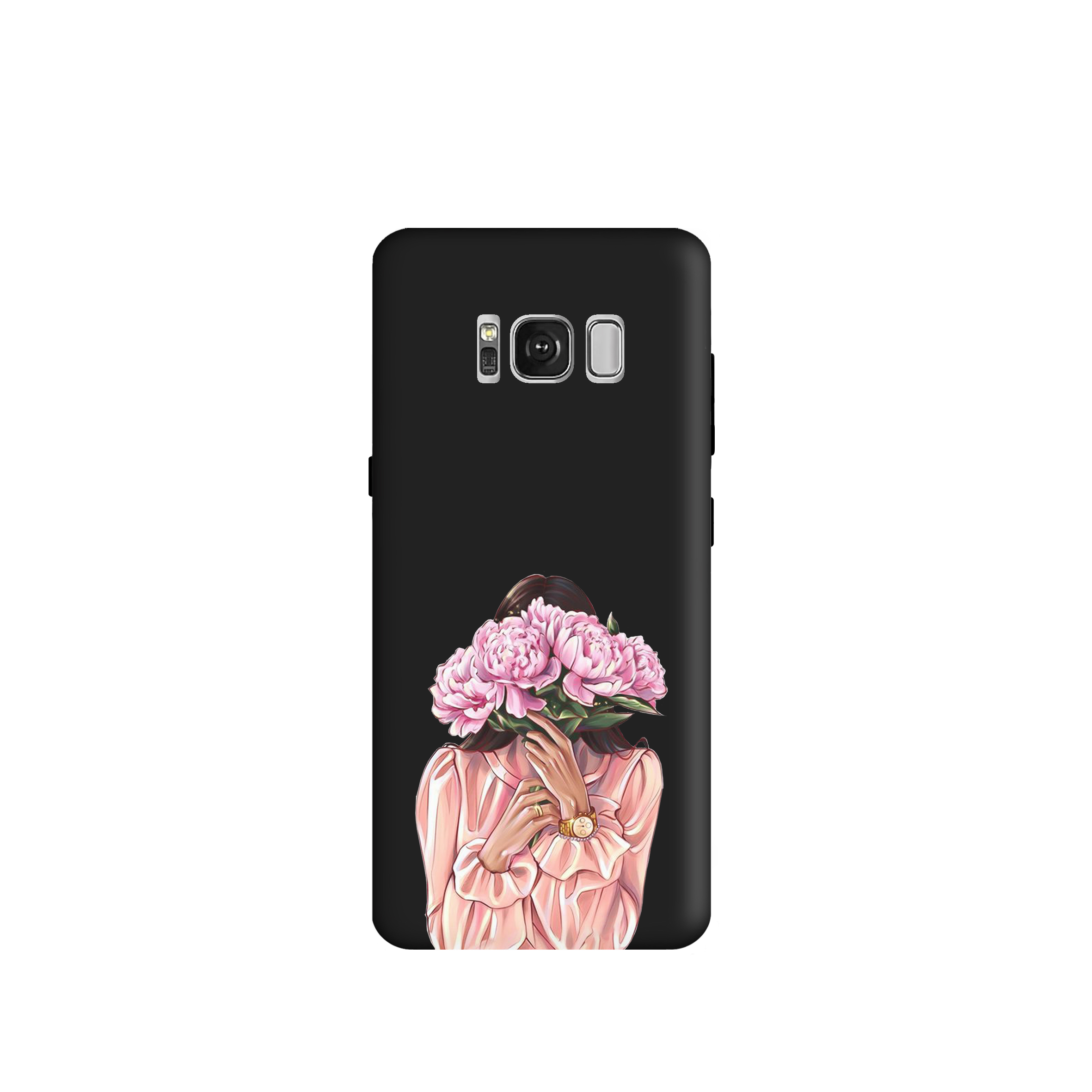 کاور طرح دخترانه گل کد y5915 مناسب برای گوشی موبایل سامسونگ  Galaxy S8 Plus