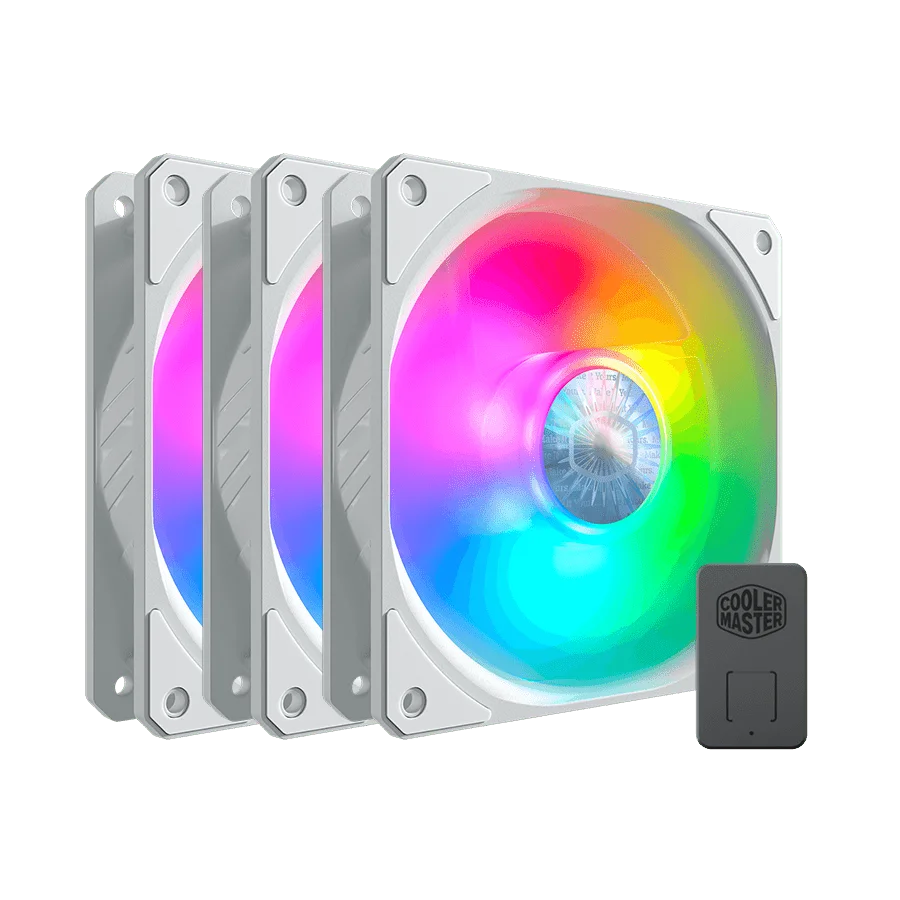 فن کیس کولر مستر SICKLEFLOW 120 ARGB 3IN1 White فروشگاه گیمینگ تکاف