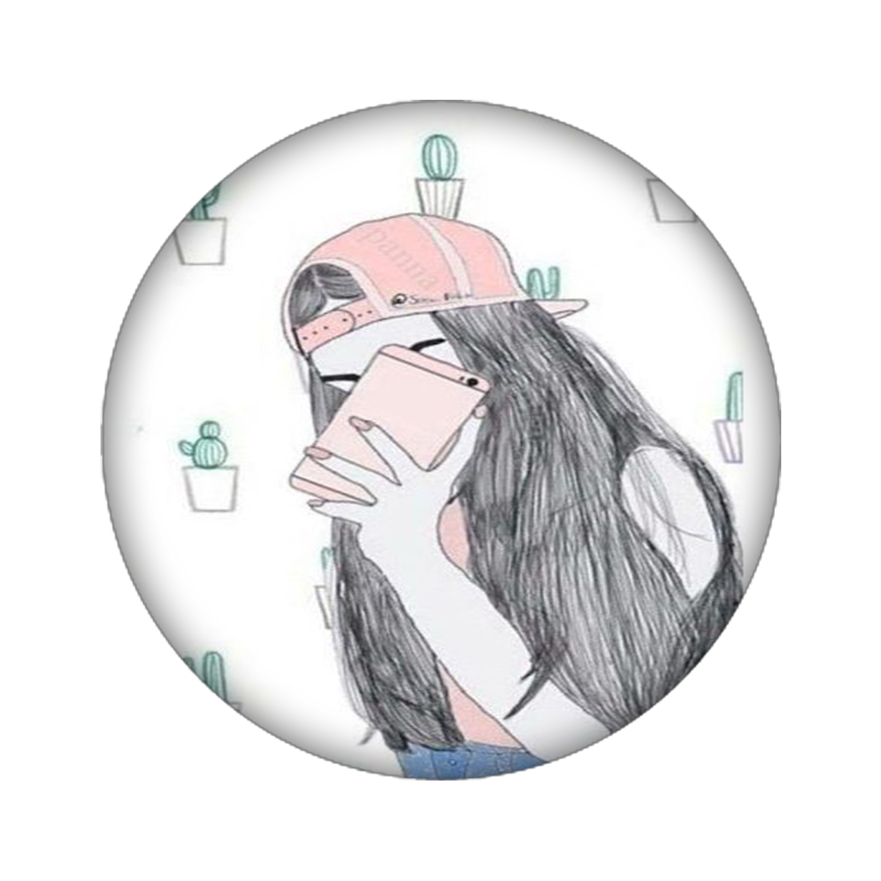 زیر لیوانی مدل دختر کد 1588