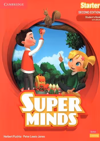 Super Minds Starter (Second Edition) S.B W.B DVD ویرایش جدید (کتاب دانش اموز   کتاب کار CD)