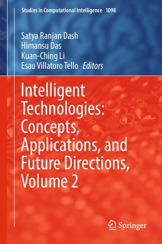 خرید و دانلود نسخه کامل کتاب Intelligent Technologies: Concepts, Applications, and Future Directions