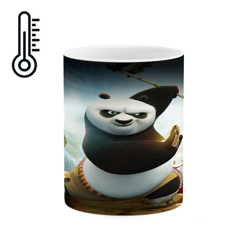 ماگ حرارتی طرح پاندای کونگ فو کار  مدل mgph13324