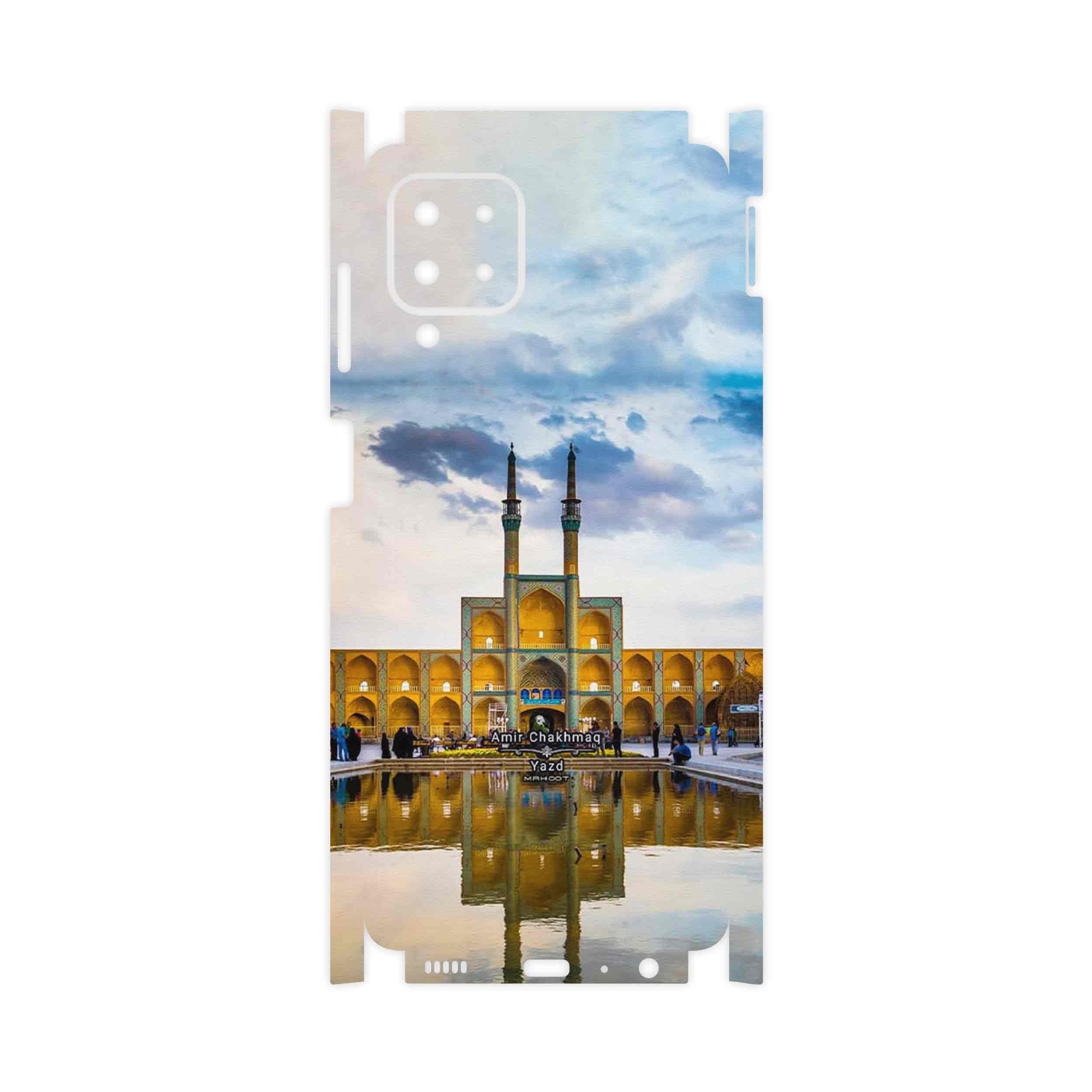 برچسب پوششی ماهوت مدل Amir Chakhmaq Square Yazd-FullSkin مناسب برای گوشی موبایل سامسونگ Galaxy M22