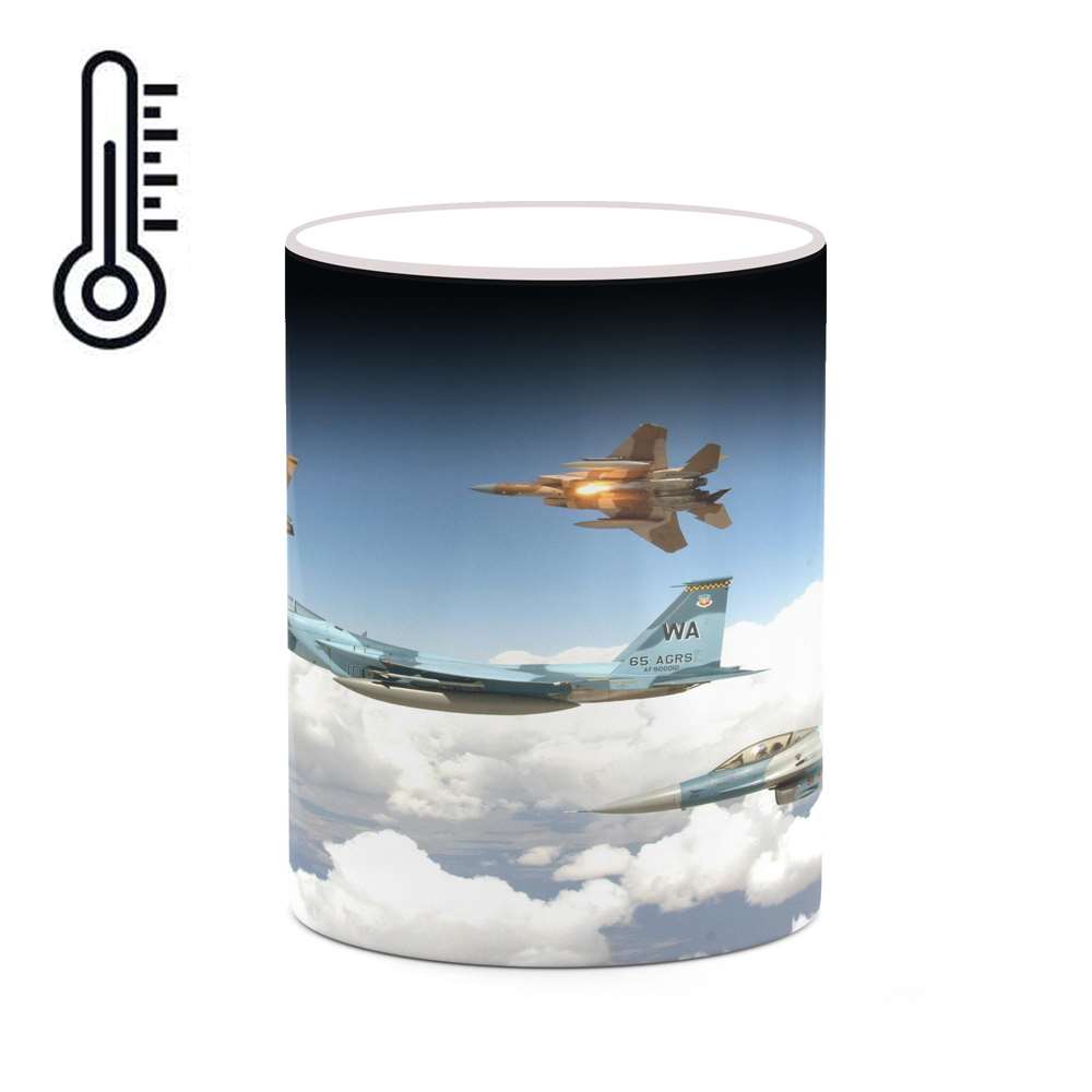 ماگ حرارتی کاکتی طرح هواپیمای جنگنده مدل mgh20414