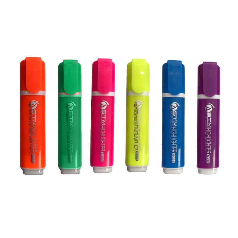 ماژیک علامت گذار اس تی ام مدل S-202 بسته 6 عددی