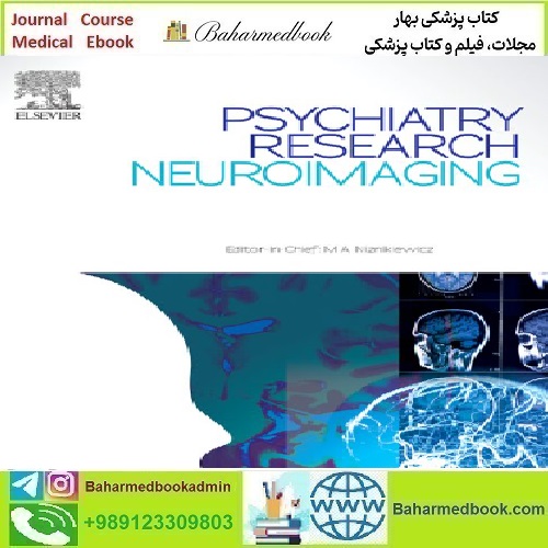 Psychiatry Research Neuroimaging Volume 307 to 318 2021 TR