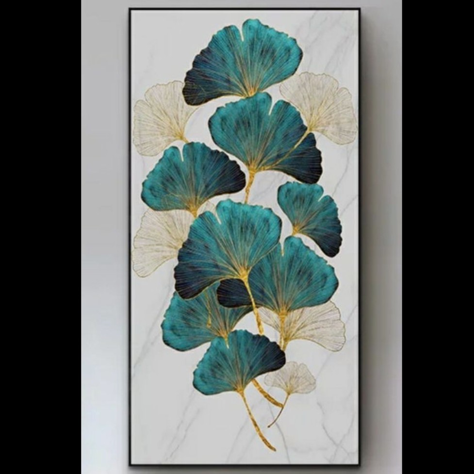 تابلو دکوراتیو برگ ژینکو 