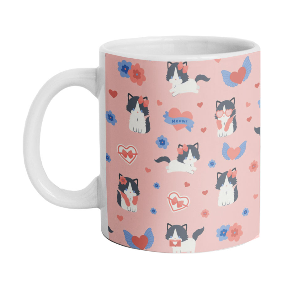 ماگ دارلی طرح گربه فانتزی مدل MG1521