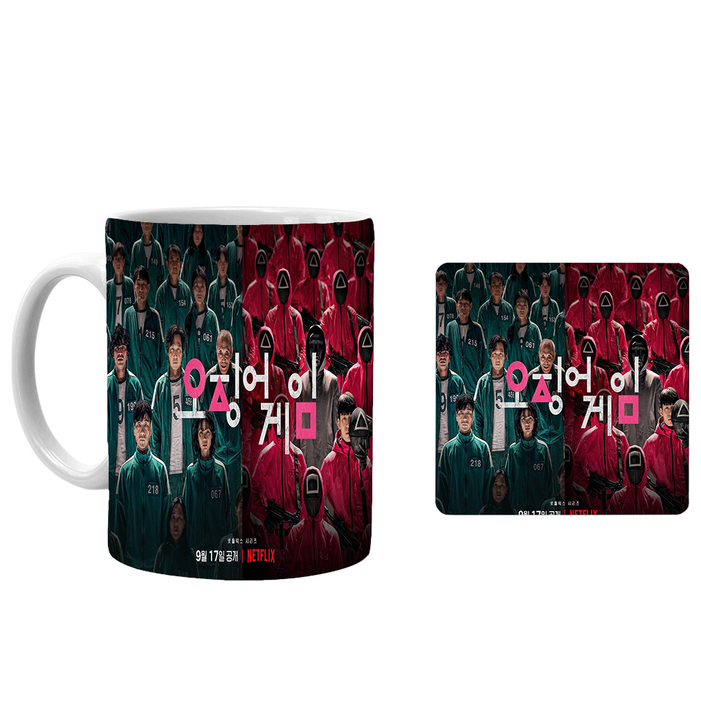 ماگ مدل بازی مرکب کد sg17 به همراه زیرلیوانی