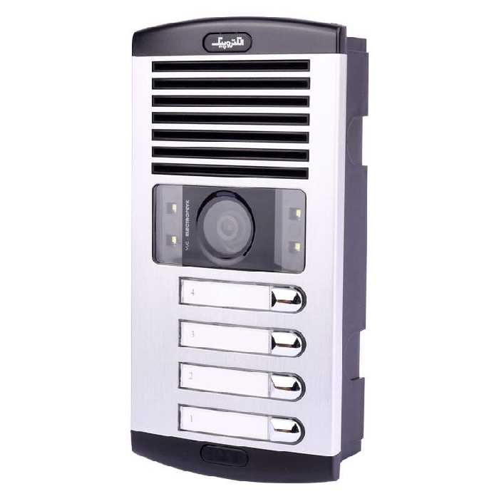 پنل آیفون تصویری الکتروپیک 4 واحدی عمودی 1086