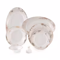 سرویس غذاخوری 35 پارچه چینی زرین مدل کلودیا
