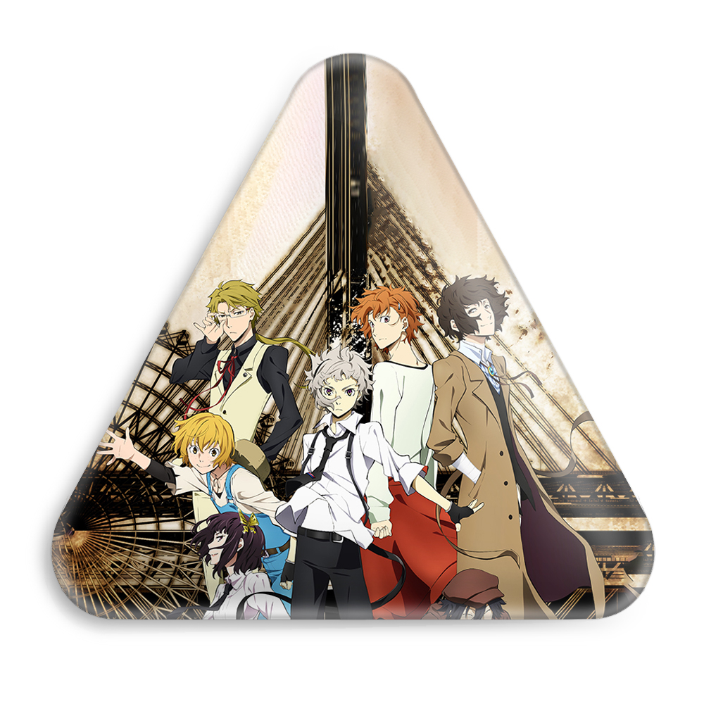 پیکسل خندالو طرح آژانس کارگاهی انیمه سگ های ولگرد بانگو مدل مثلثی کد 11771