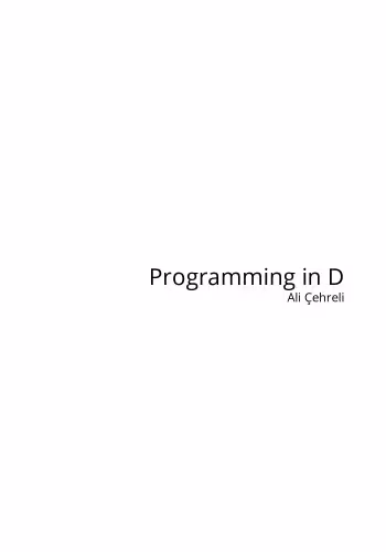 خرید و دانلود نسخه کامل کتاب Programming in D: Tutorial and Reference
