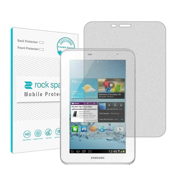 گلس تبلت سامسونگ Galaxy Tab 2 70 P3100 مدل نانو هیدروژل گیمینگ برند راک اسپیس کد 22304L