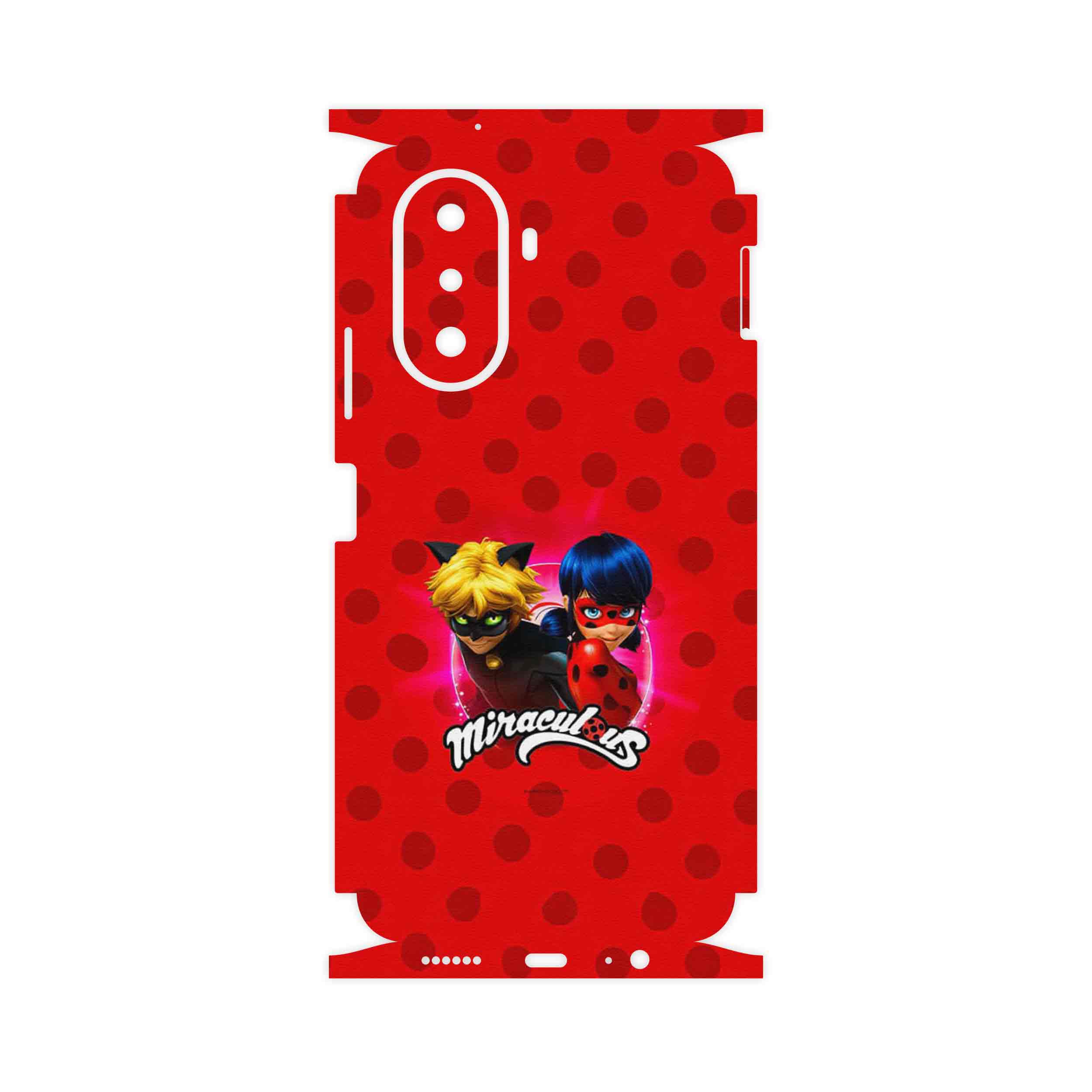 برچسب پوششی ماهوت مدل Ladybug and Cat Noir-FullSkin مناسب برای گوشی موبایل هوآوی Nova Y70