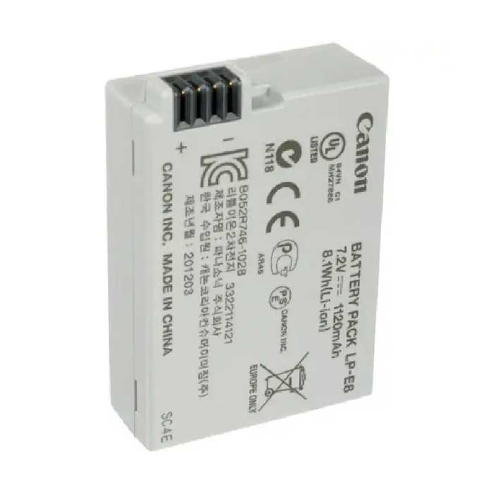 باتری کانن مشابه اصلی Canon LP-E8 Battery HC
