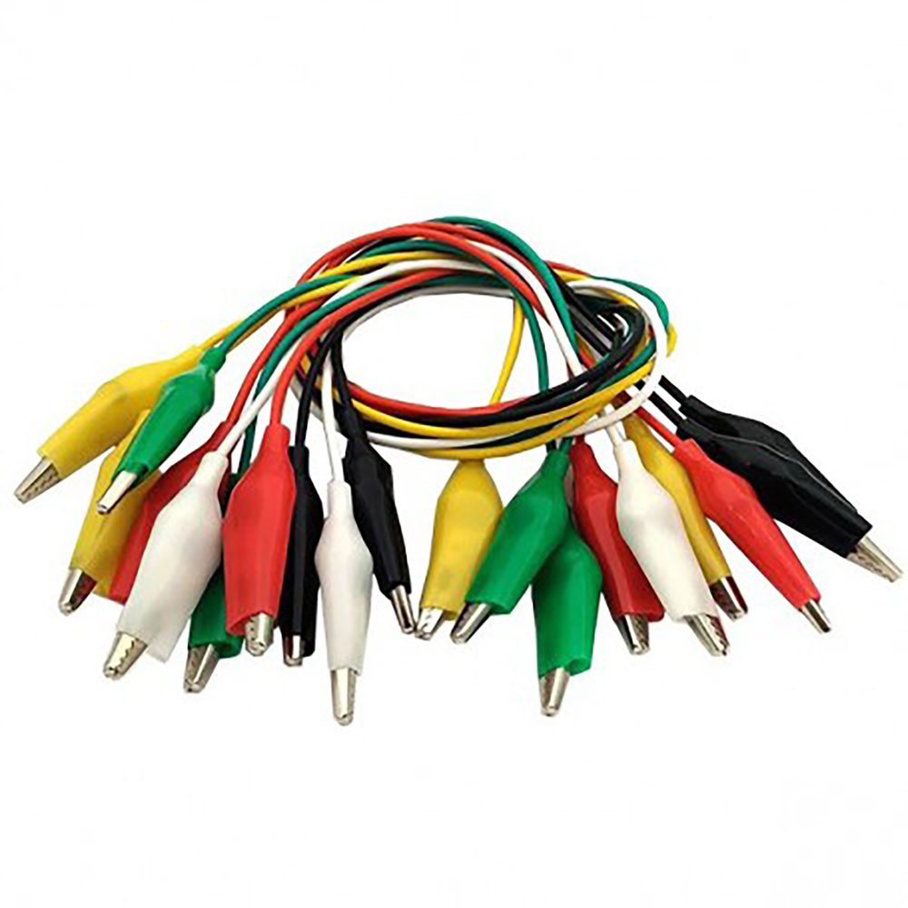 کابل و گیره سوسماری مدل A10   بسته 10 عددی