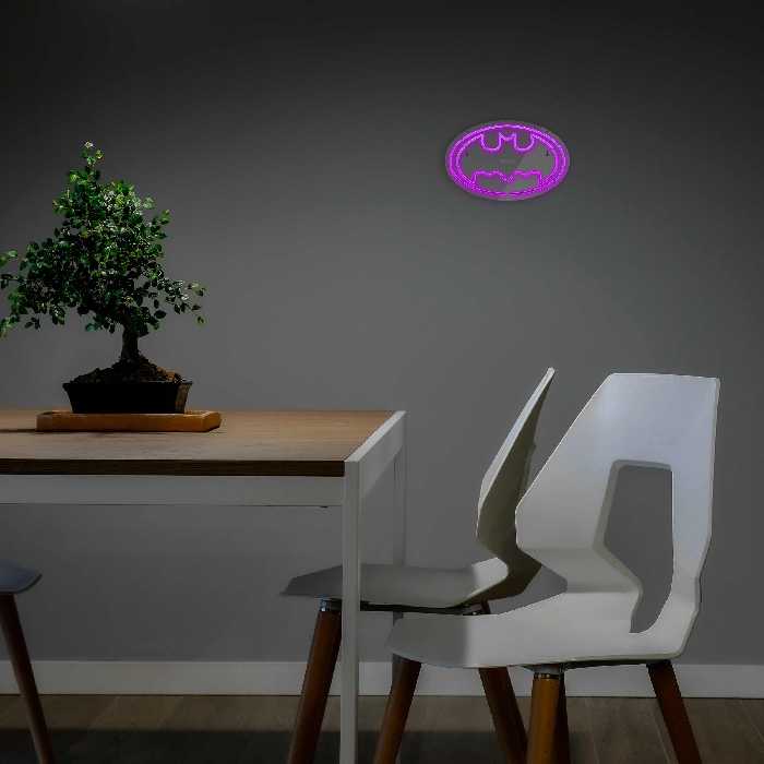 چراغ دیواری نئون دیزاین طرح Batman_PR