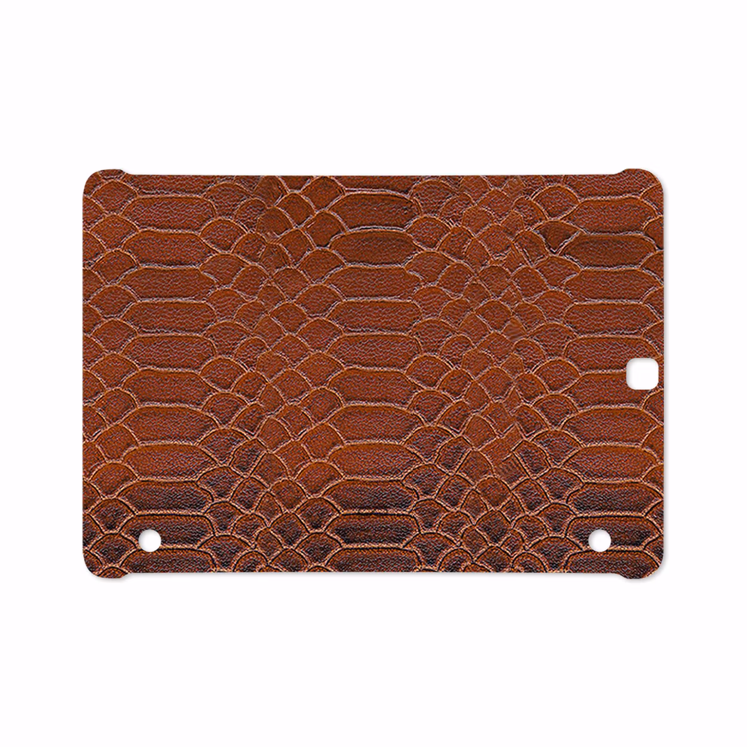 برچسب پوششی ماهوت مدل Brown-Snake-Leather مناسب برای تبلت سامسونگ Galaxy Tab S2 9.7 2016 T819N