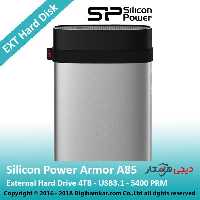 هارد اکسترنال سیلیکون پاور مدل Armor A85 ظرفیت 4 ترابایت