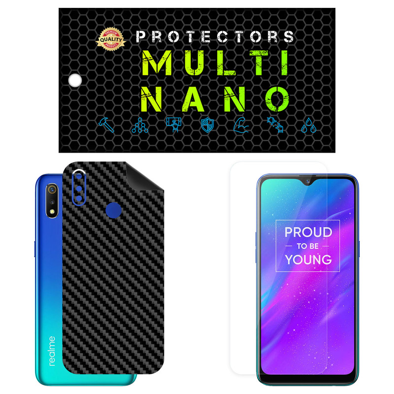 محافظ صفحه نمایش مولتی نانو مدل X-SFC مناسب برای گوشی موبایل ریلمی 3 به همراه برچسب پوششی | کالا برتری