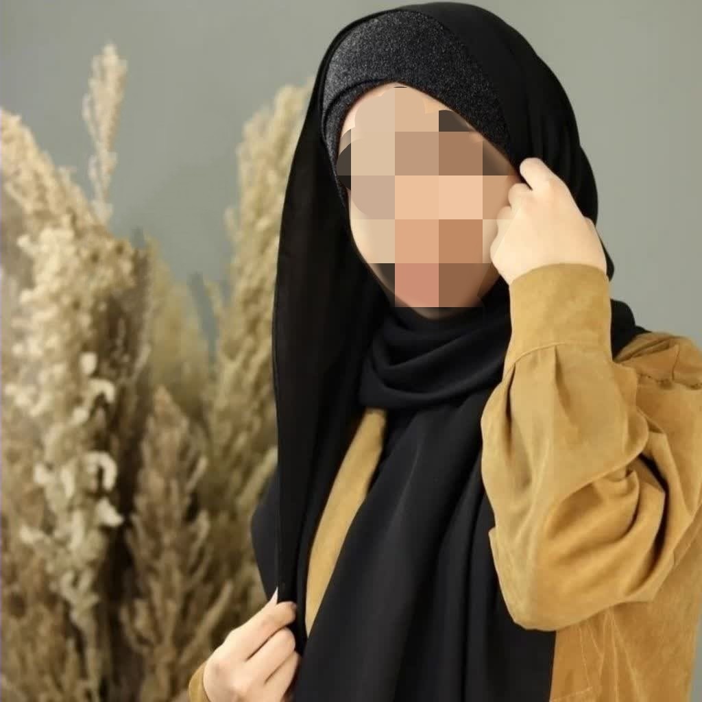 هد شال دو پیله لمه مشکی