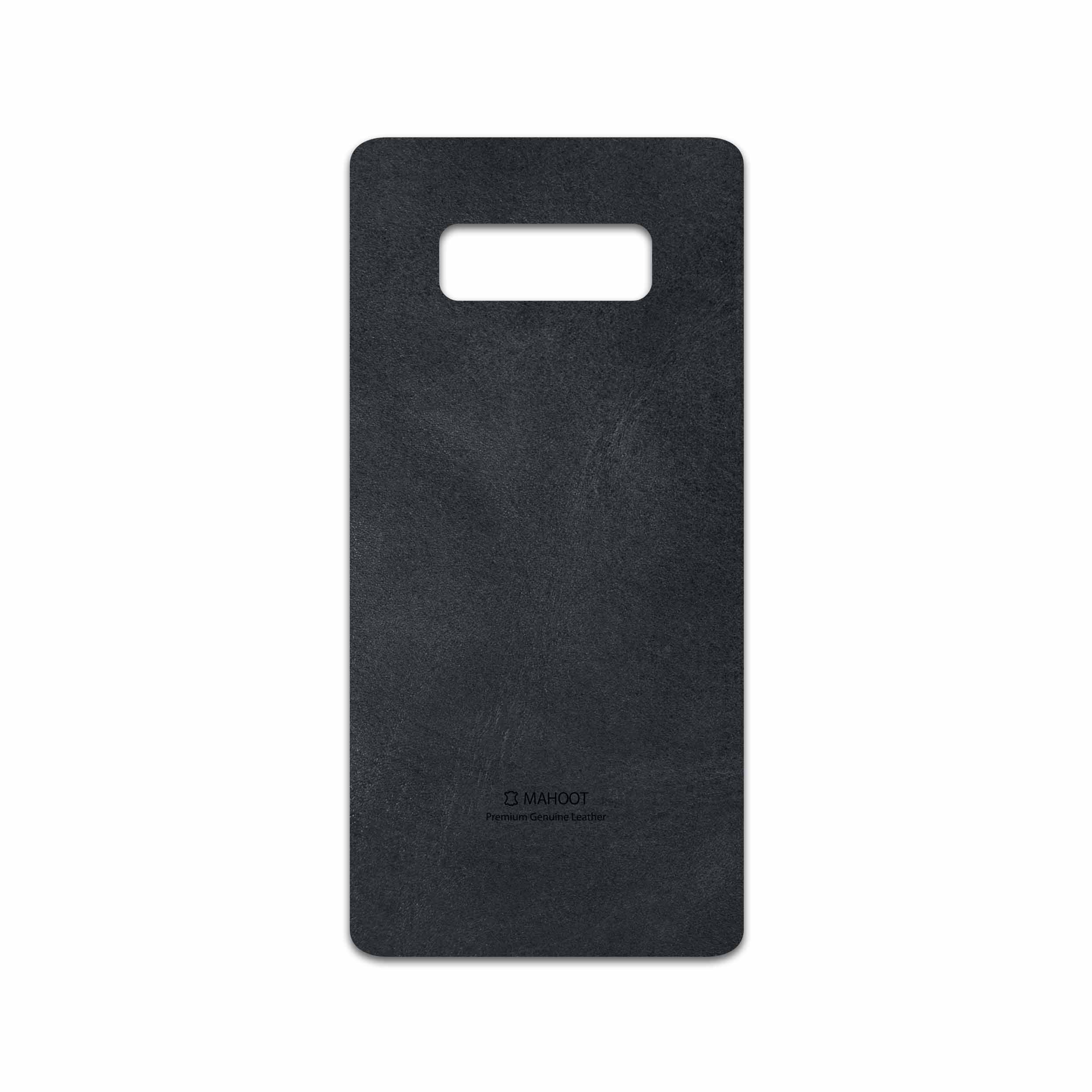 برچسب پوششی ماهوت مدل Graphite Buffalo Leather مناسب برای گوشی موبایل سامسونگ Galaxy Note 8