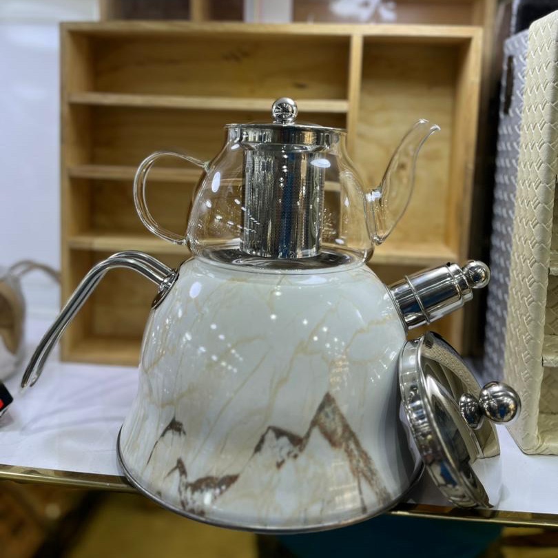 کتری و قوری سیسه ای پیرکس