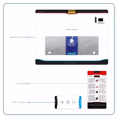 برچسب پوششی ماهوت مدل Tottenham Hotspur FC مناسب برای تبلت سامسونگ Galaxy Tab S 10.5 2014 T805