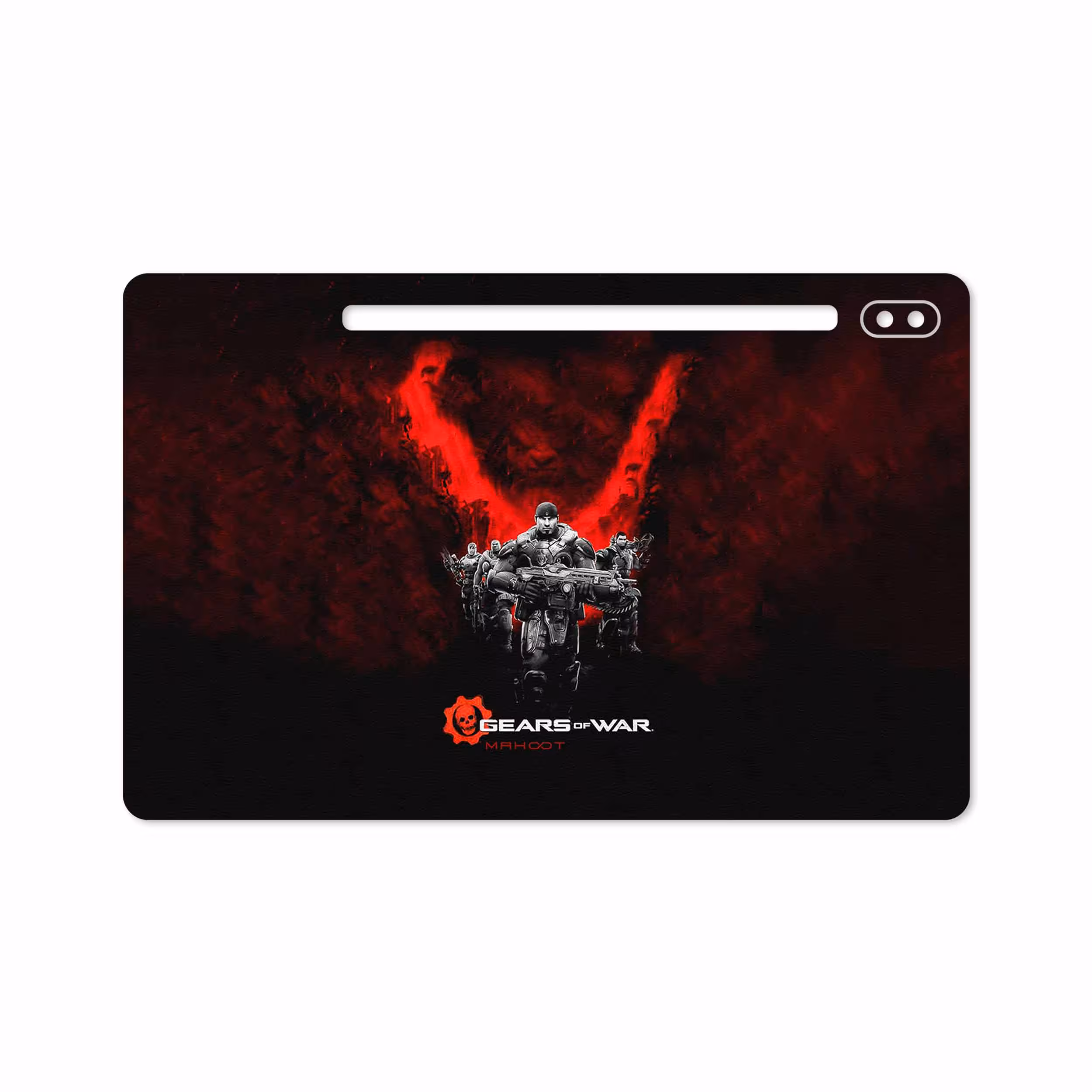 برچسب پوششی ماهوت مدل Gears-Of-War-Game مناسب برای تبلت سامسونگ Galaxy Tab S6 2019 SM-T865