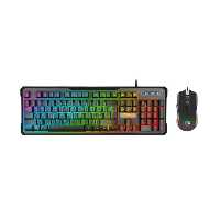 کیبورد و ماوس مخصوص بازی گرین مدل GKM605 RGB
