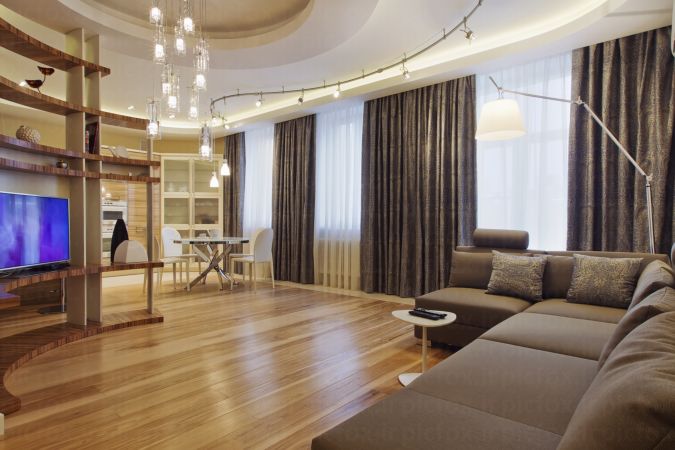 خرید و دانلود عکس Home Interior And Windows With Curtains کد 25114 | پیک فاکس | Pic Fox