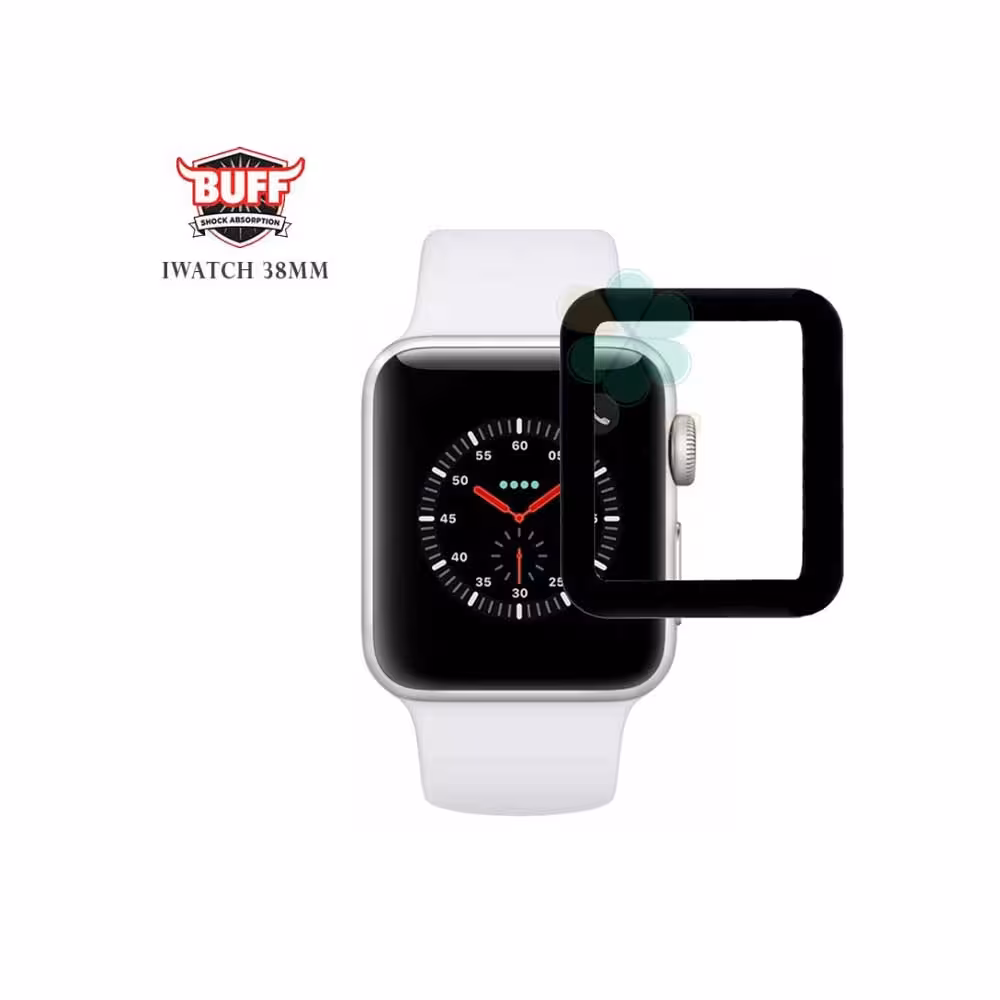 محافظ صفحه گلس ساعت اپل واچ Apple Watch 38mm مدل Buff 5D