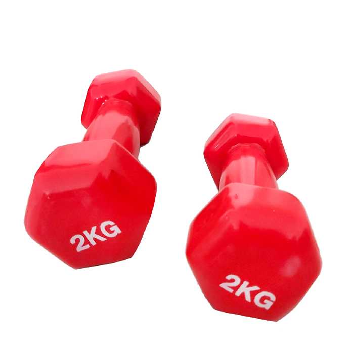 دمبل مدل اس پی وزن 2 کیلوگرم بسته 2 عددی