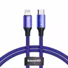 کابل تبدیل USB-C به لایتنینگ باسئوس مدل Yiven طول 1 متر