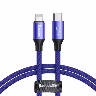 کابل تبدیل USB-C به لایتنینگ باسئوس مدل Yiven طول 1 متر