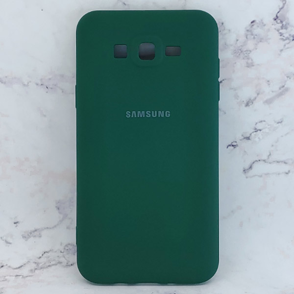 کاور سیلیکونی رنگی مدل TPN مناسب برای گوشی موبایل سامسونگ Galaxy J700 / J7 2015 - سبز یشمی