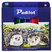 قیمت و  خرید مداد رنگی 24 رنگ جعبه مقوایی پادیلوت PADILOT