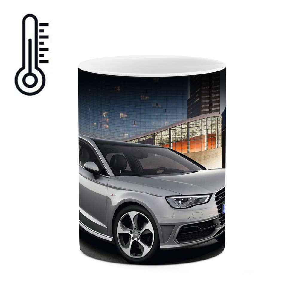 ماگ حرارتی طرح ماشین Audi A3 مدل mgph15163