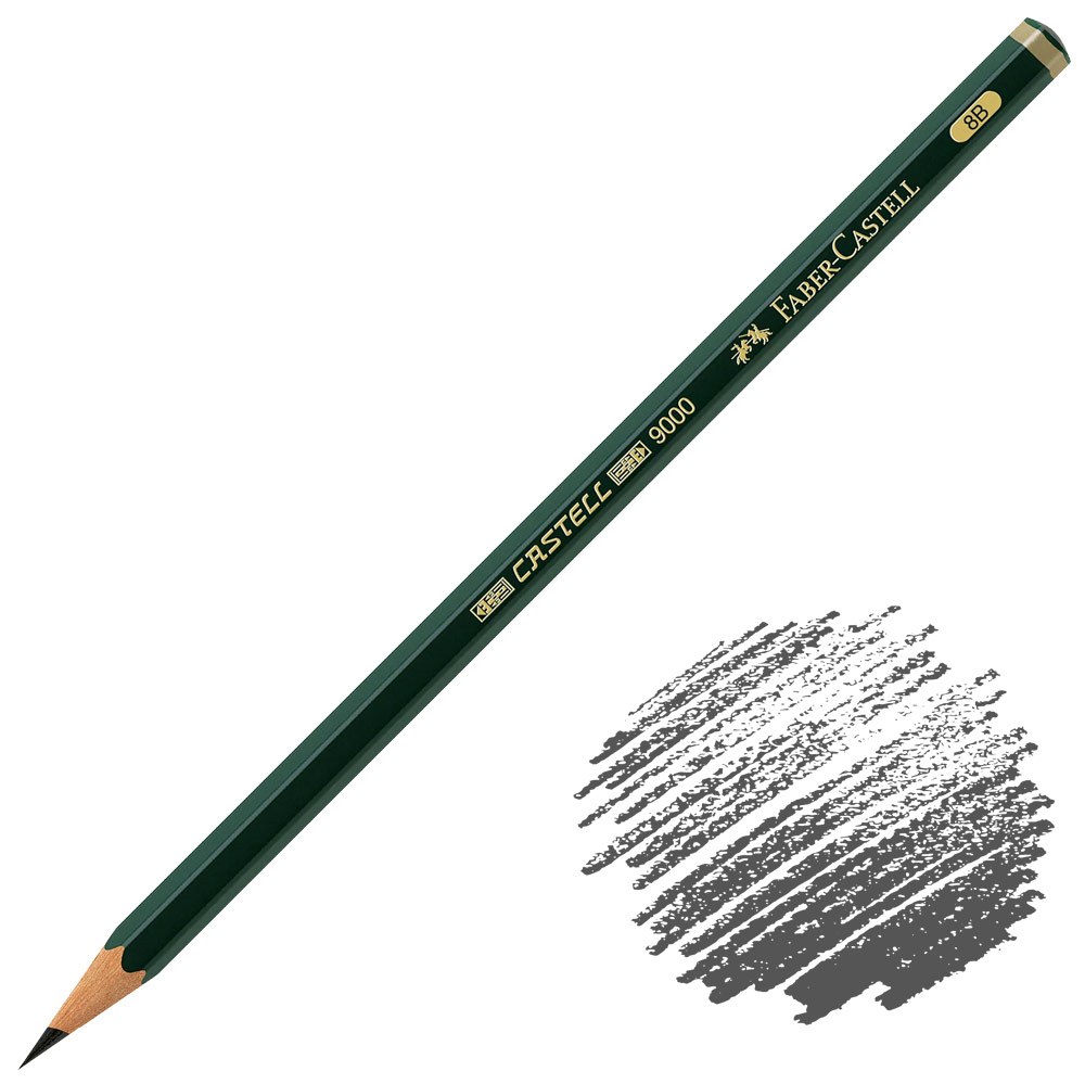 مداد طراحی CASTELL 9000 فابر کاستل 8B