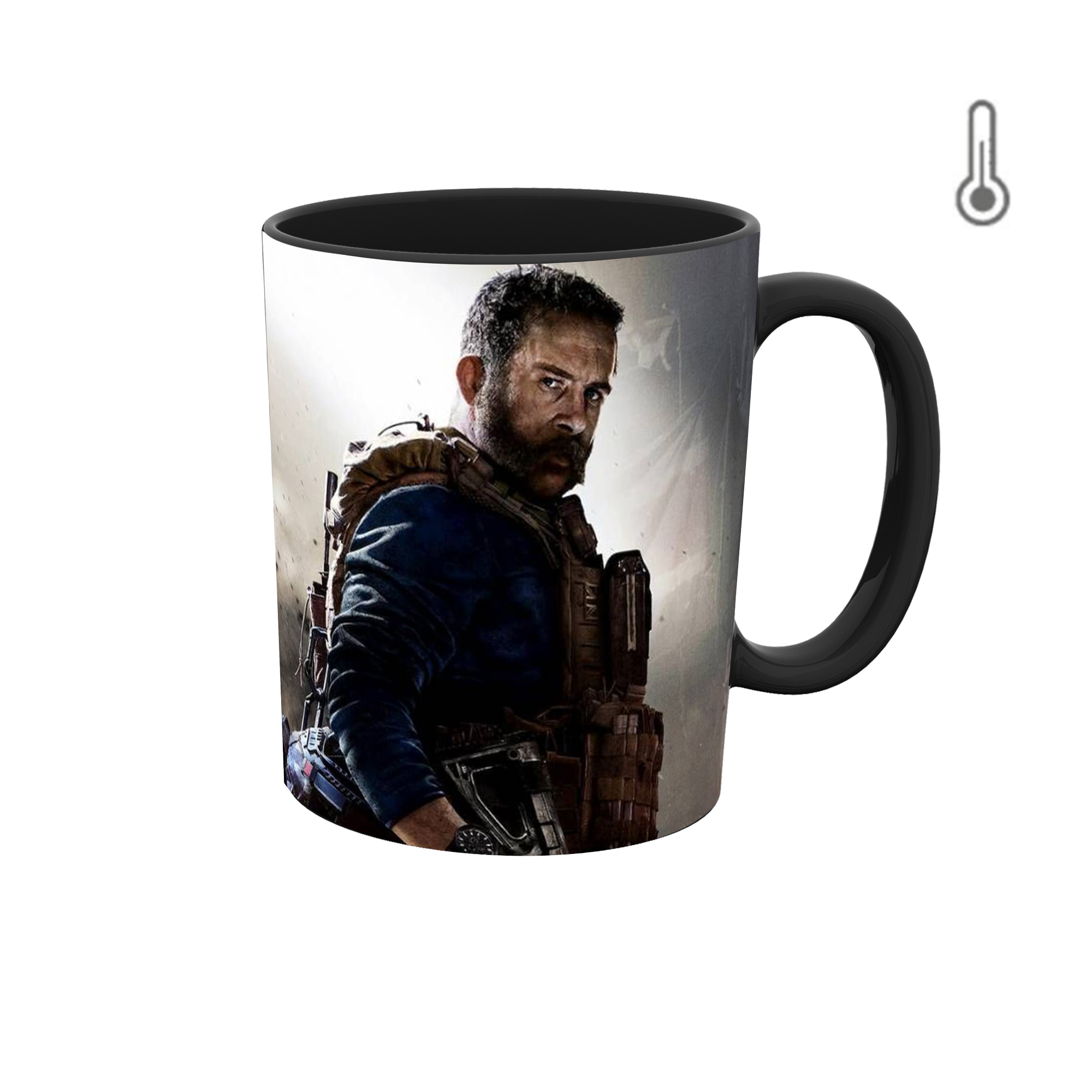 ماگ حرارتی طرح کال اف دیوتی COD 