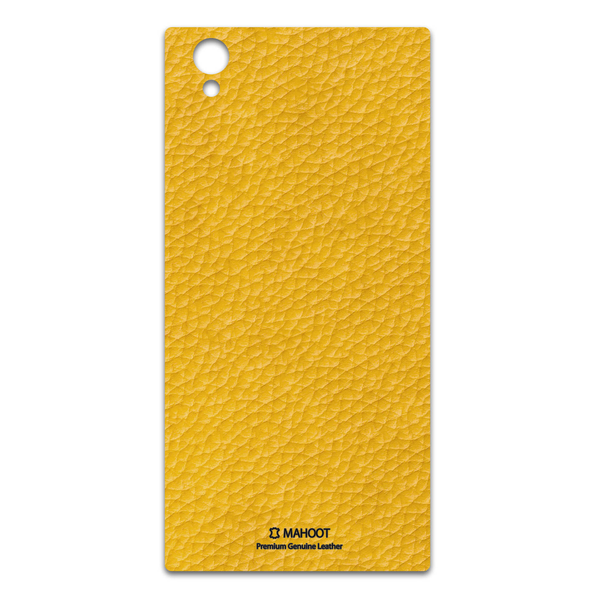 برچسب پوششی ماهوت مدل Mustard-Leather مناسب برای گوشی موبایل سونی Xperia L1