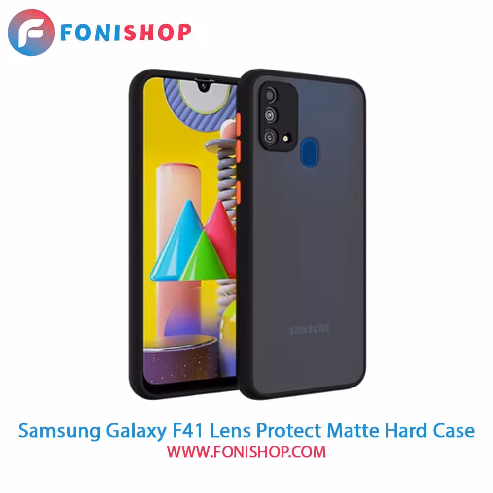قاب ، کاور پشت مات محافظ لنزدار سامسونگ Samsung Galaxy F41